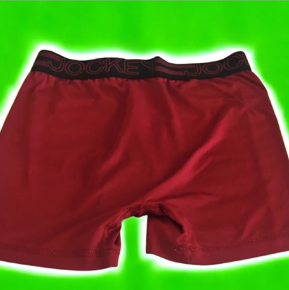 Jockey Briefs W Support Pouch Red & Black Size small